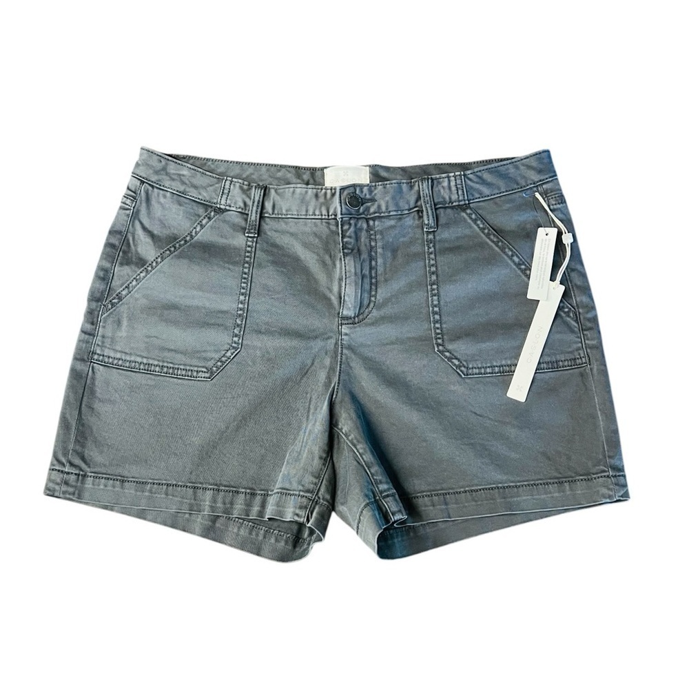 CASLON WOMENโS CASUAL GRAY SHORTS SIZE 12 LOTS OF POCKETS NWT
